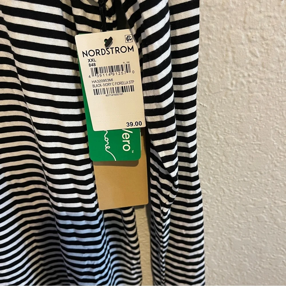 NWT Halogen Striped Long Sleeve Tee Sz XXL - Picture 4 of 6